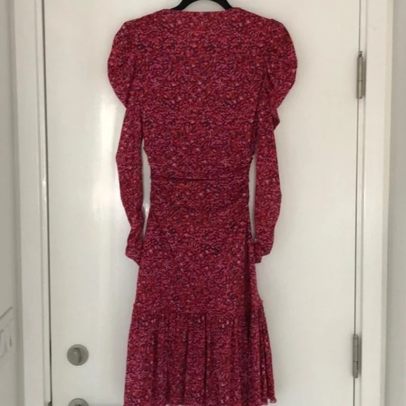 Diane von Furstenberg Alyssa Ruched Midi Dress - Picture 9 of 11